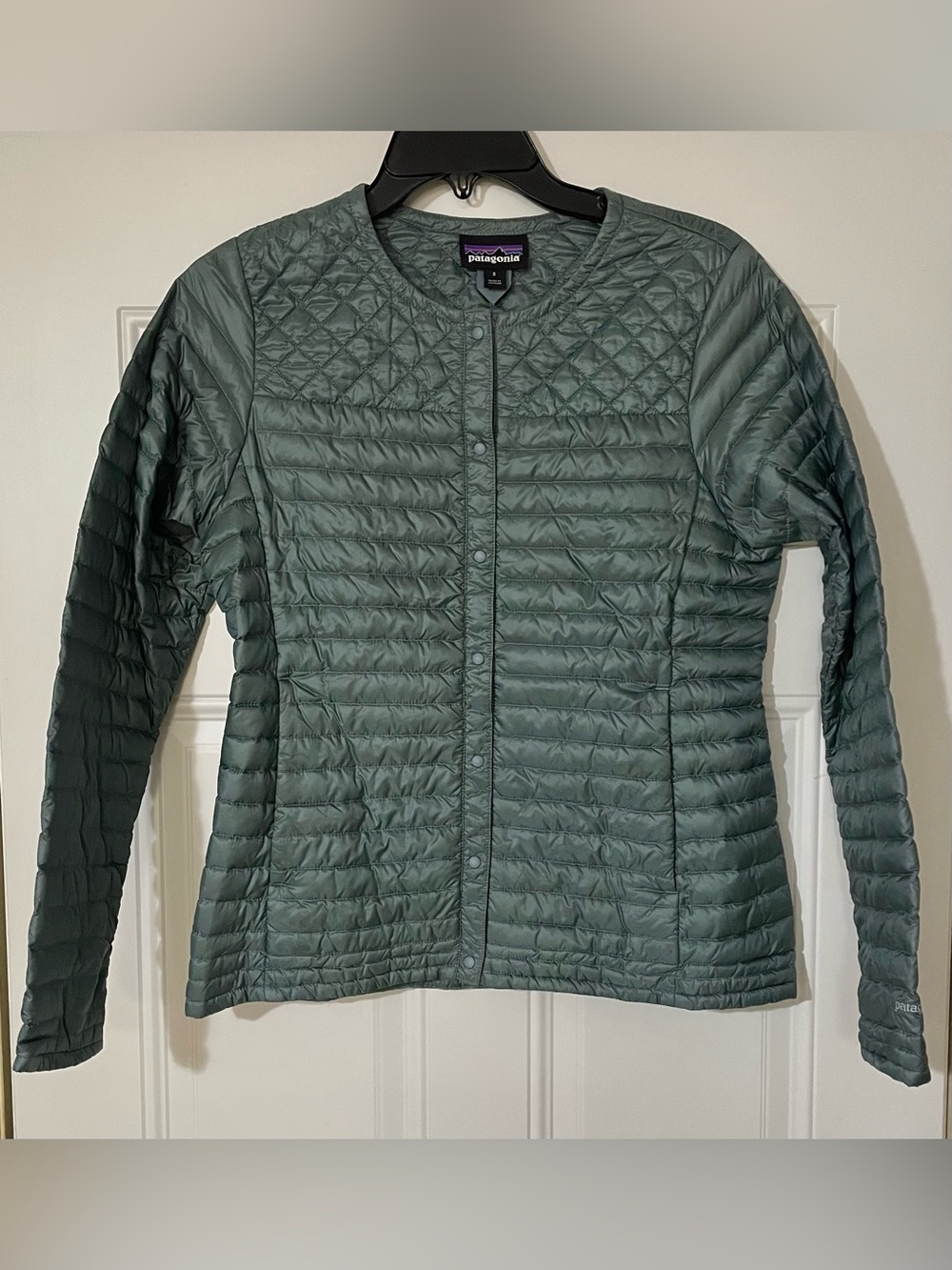 Patagonia Coastal Valley Down Collarless Goose Down Jacket Women Small Warm